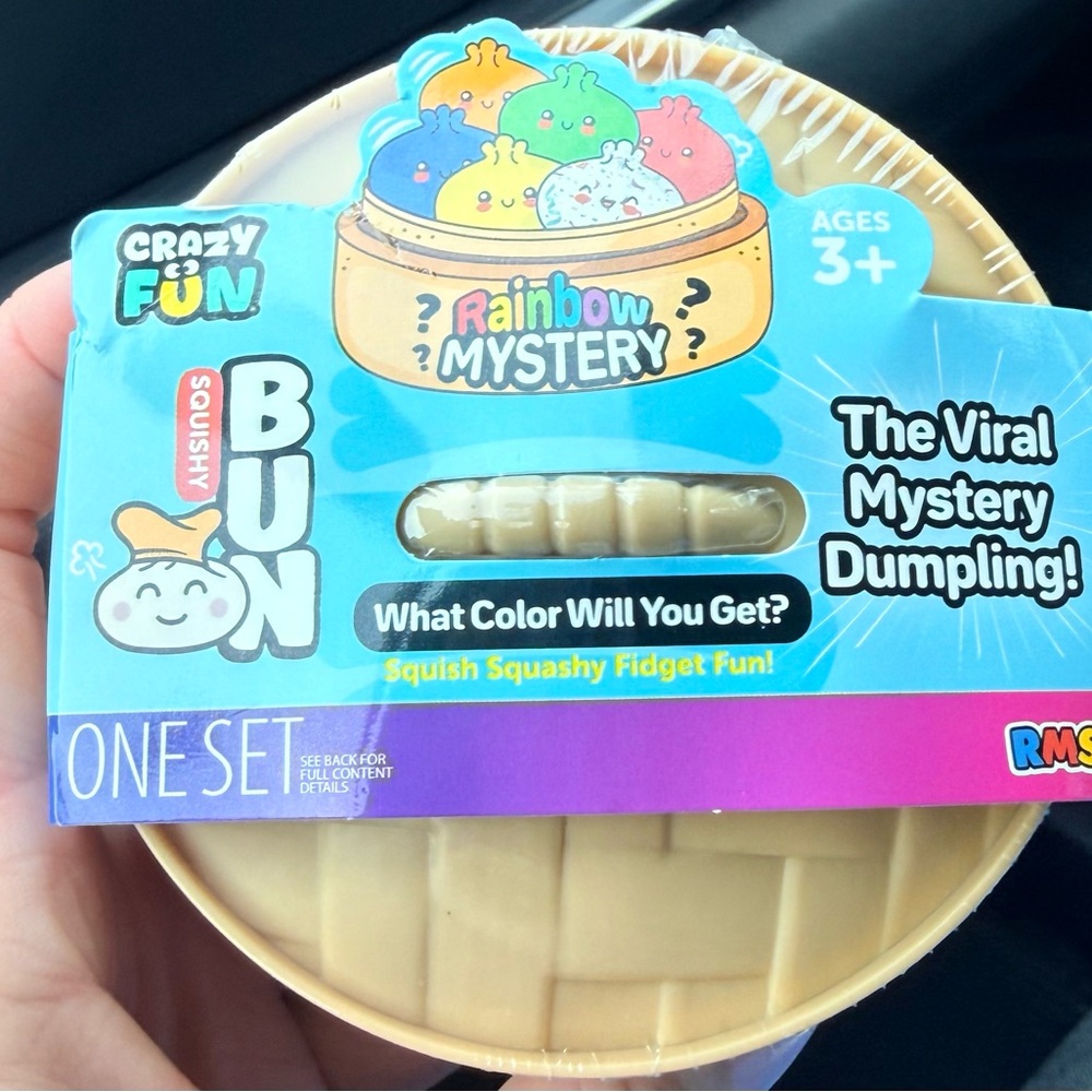Rainbow Mystery Squishy Bun - Beige